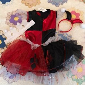 Harley Quinn girls costume
